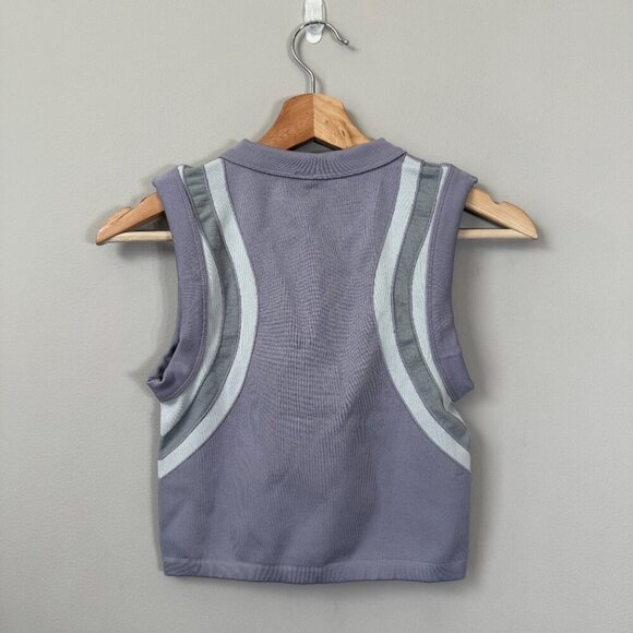 NWOT Free People FP Movement Free Kick Muscle Tank Crop Top Women's M/L Purple - Picture 6 of 13